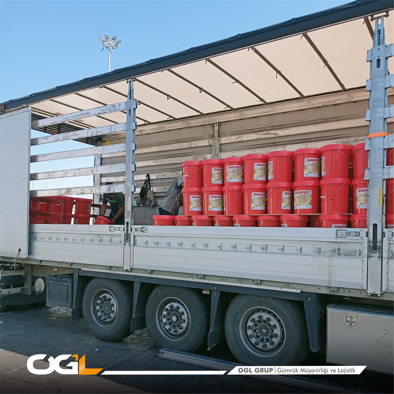 Mersin Limanı Transit, Motor Yağı Yükleme Operasyonu